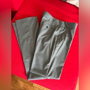 Theory Wool Suit Pants Trousers - Light Gray - Size 6